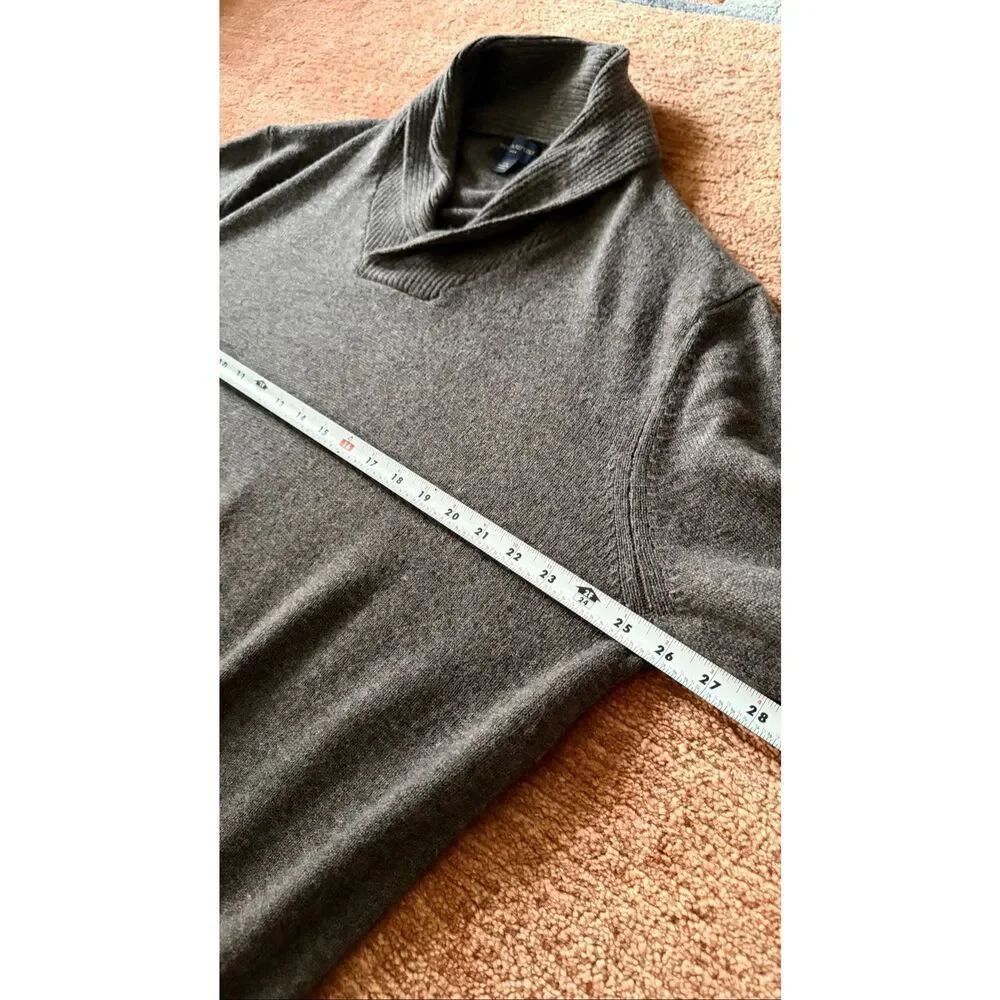 Banana Republic 100% Lambswool Shawl Collar Sweater XXL